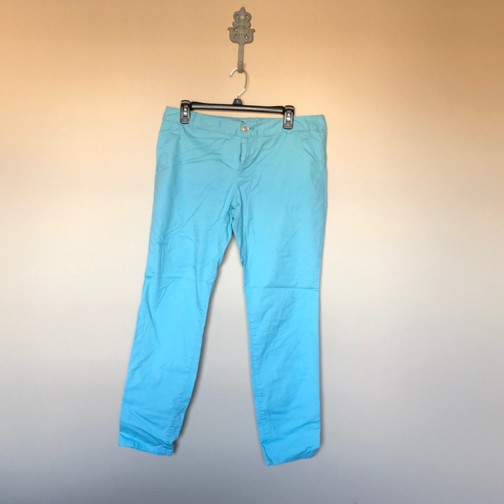 Teal light weight pants